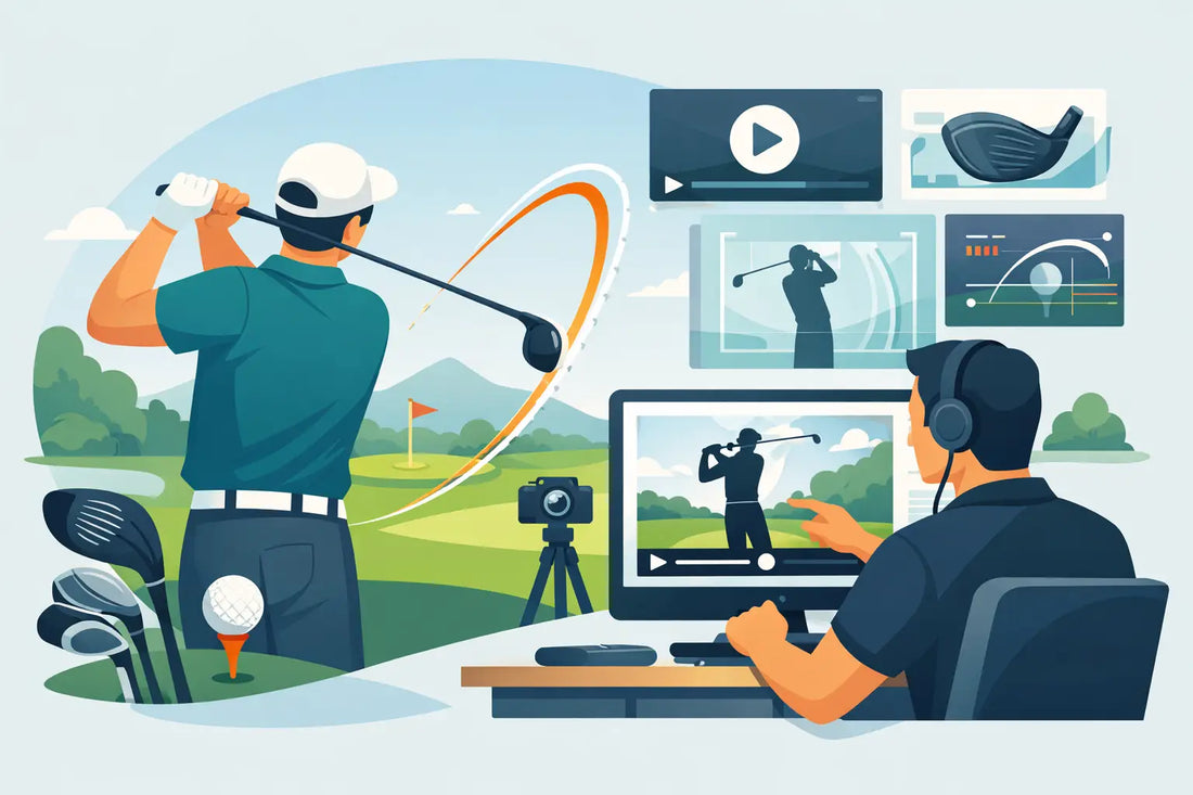 Skicka swingvideo för golf fitting rätt