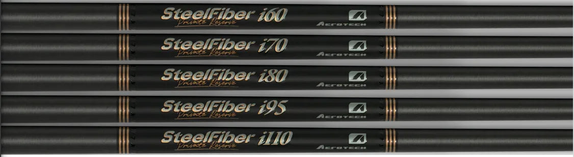Inhousegolf.se Aerotech Private Reserve Wedge shaft showcasing graphite design and branding for golf club customization