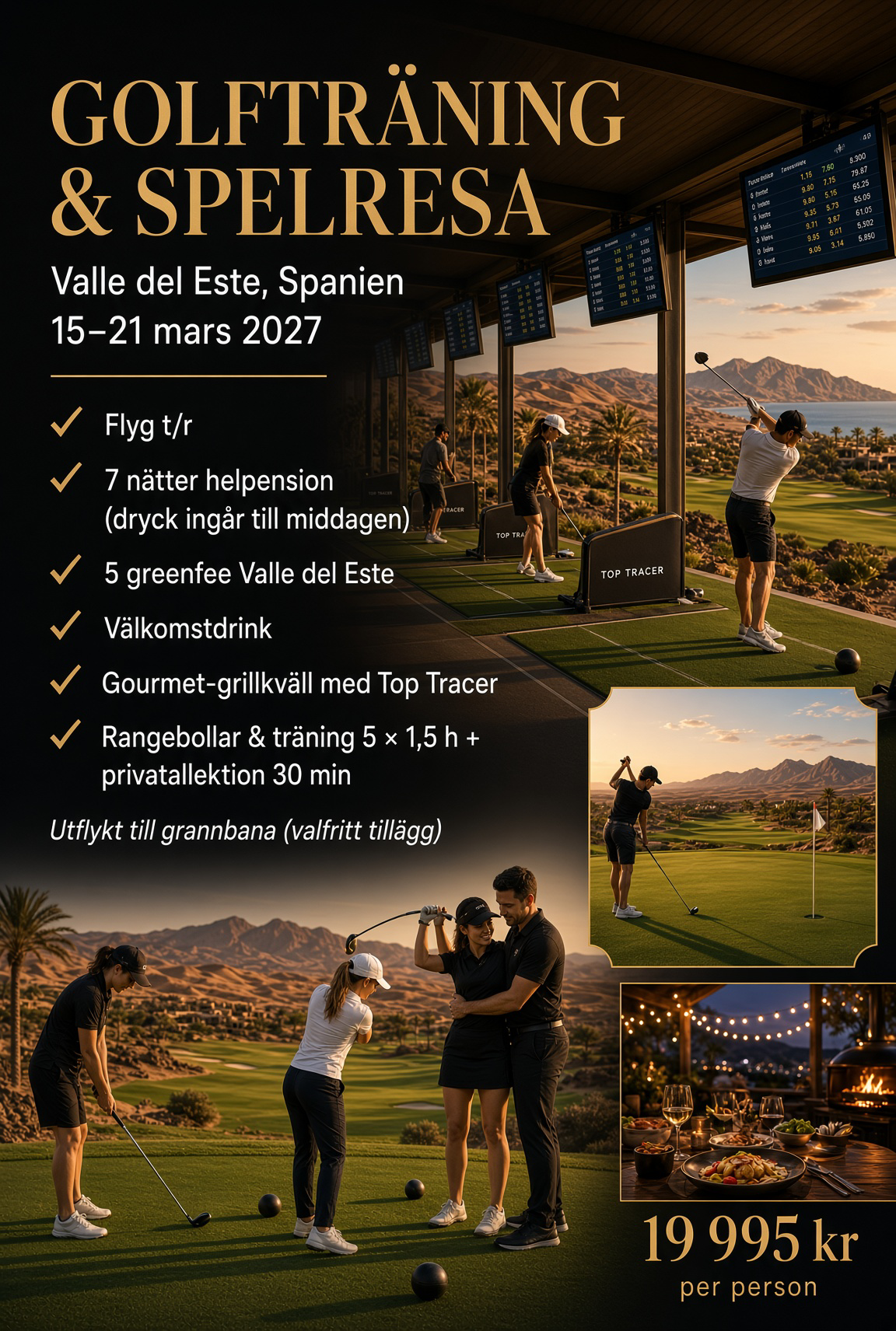 Golfresa Spanien vår 2027