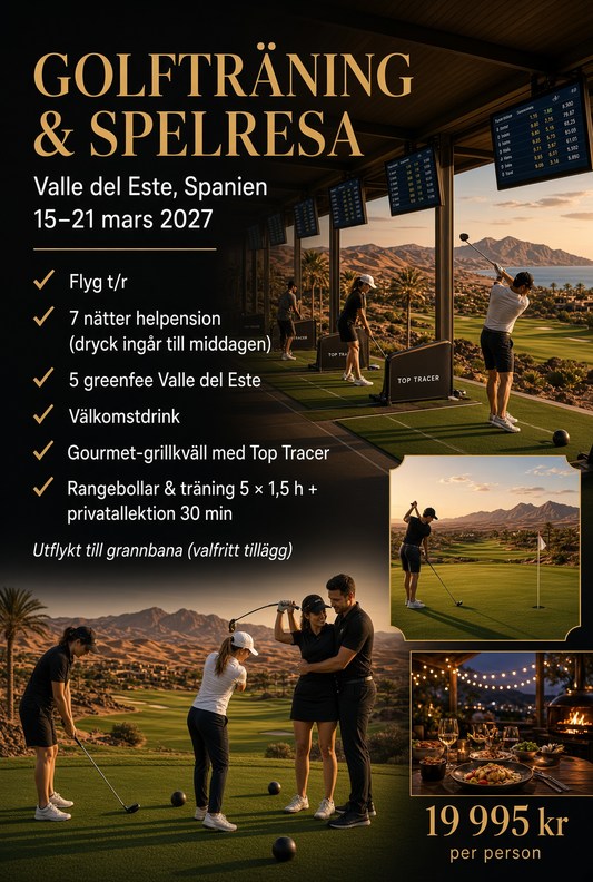 Golfresa Spanien vår 2027